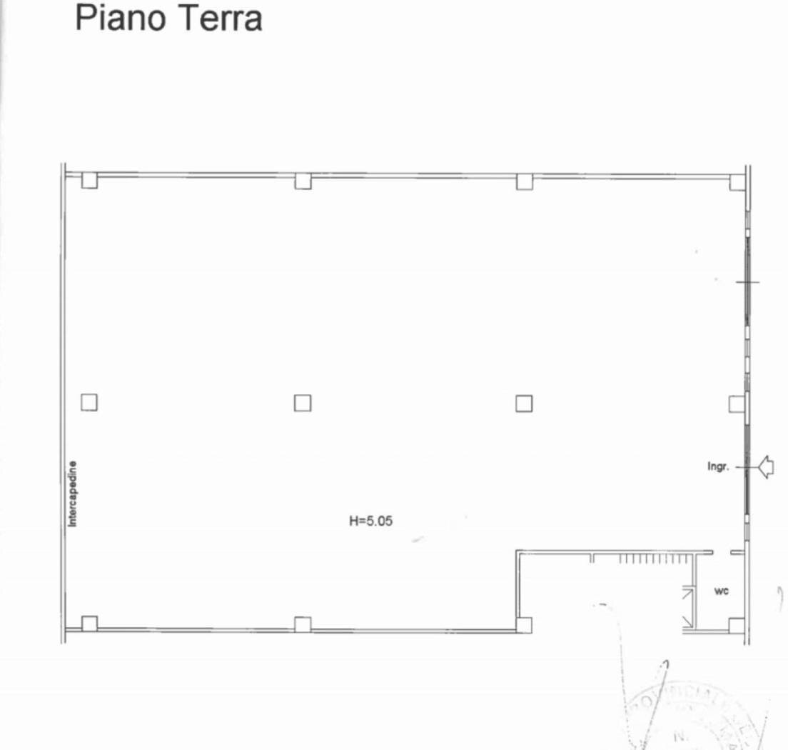 Negozio viale Lucrezia della Valle, Catanzaro - planimetria 1