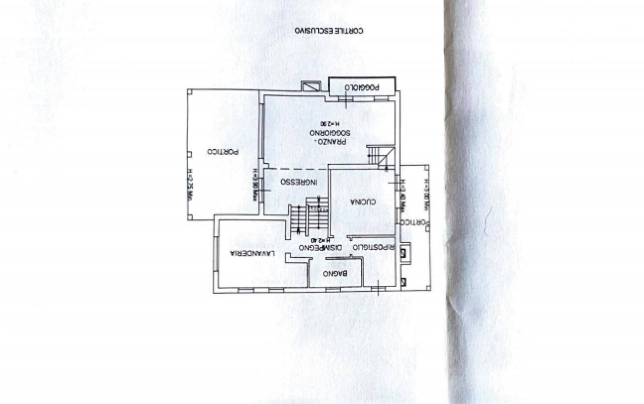 Villa via 1ª Strada, 1, Fiesso d'Artico - planimetria 1