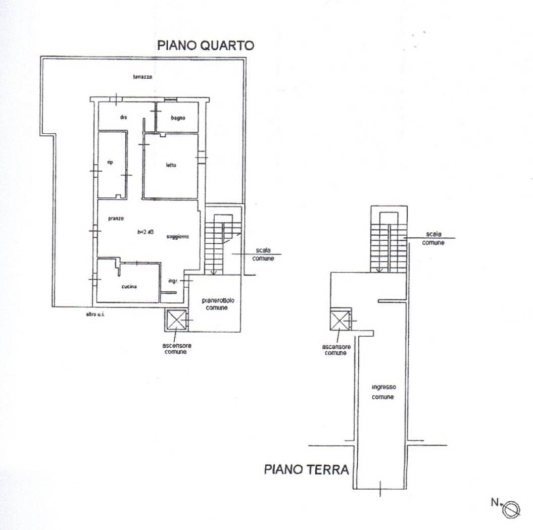 Attico via degli Oleandri, 3, Fano - planimetria 1