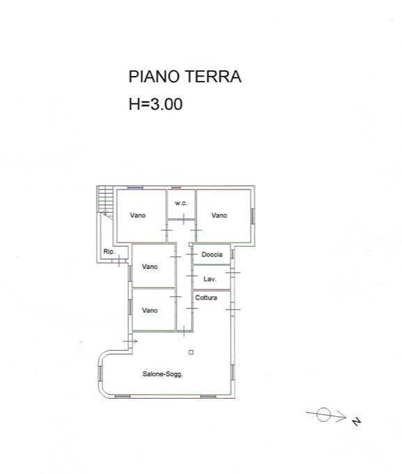 Villa via Vampolieri, 34, Aci Catena - floor plans 1