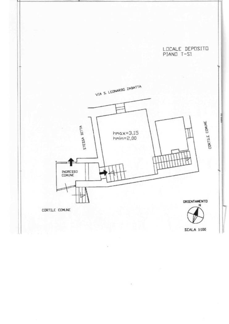 Stabile - Palazzo via San Leonardo Zabatta, 15, Ottaviano - planimetria 1