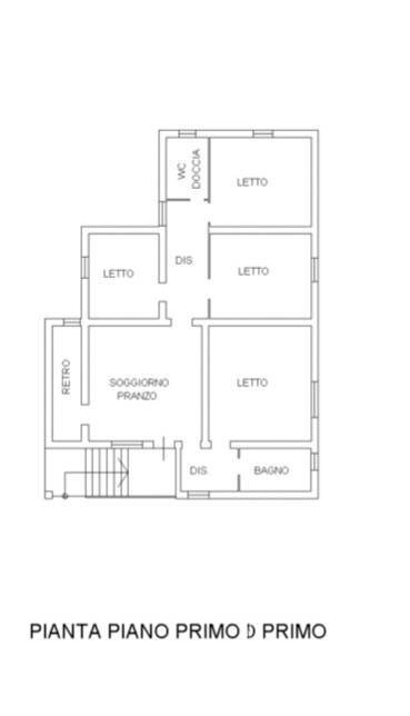 Villa via Cesena, Longiano - floor plans 1