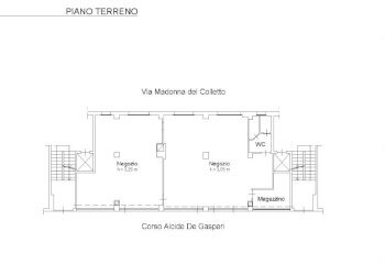 planimetria - Negozio Corso A. de Gasperi, Cuneo (zona Donatello) - foto 32