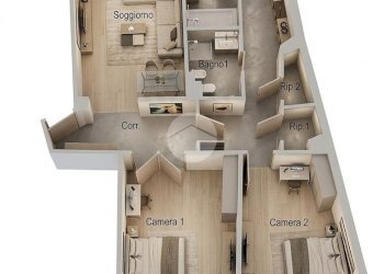 Four-room apartment Via goito, Moncalieri - photo 19