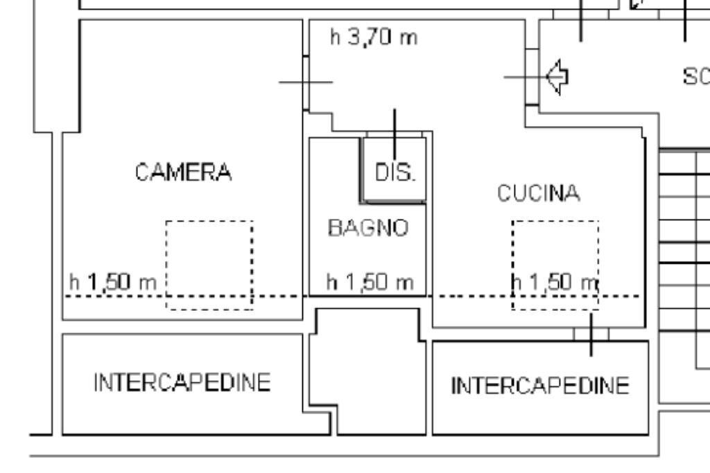 Mansarda Via colombo, Piossasco - planimetria 1