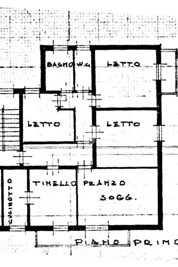 Quadrilocale Via A.Grandi, Vignola - planimetria 1