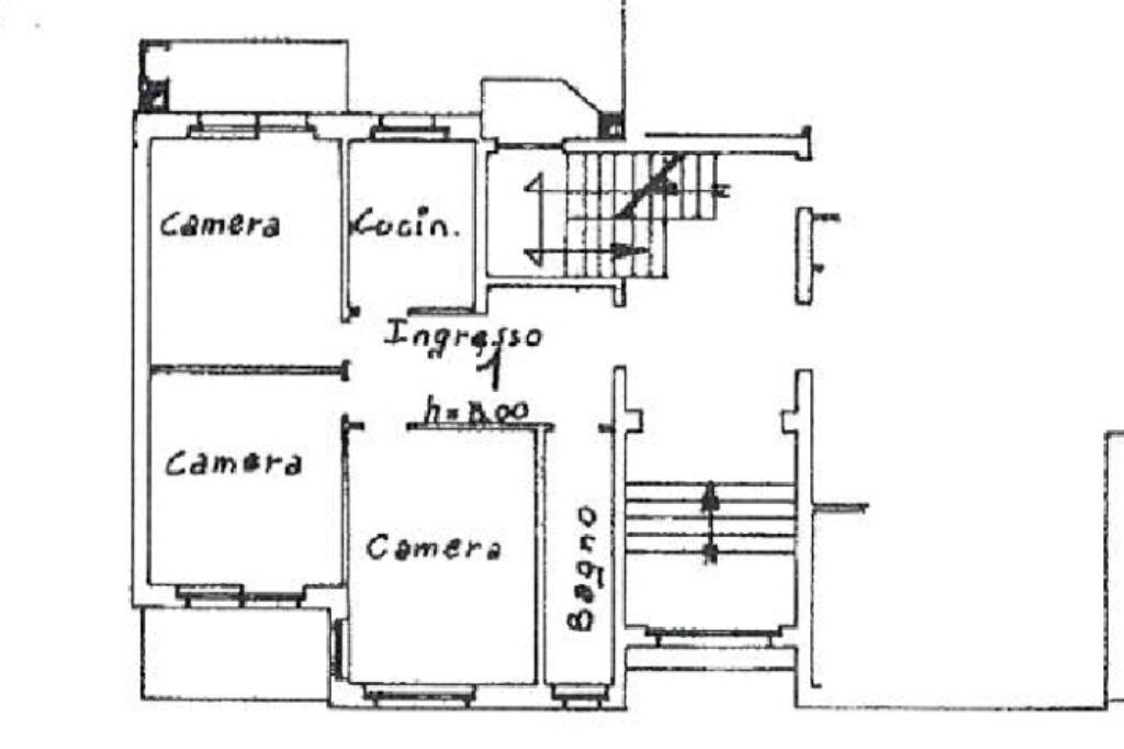 Trilocale Via Torquato Tasso, Collegno - planimetria 1