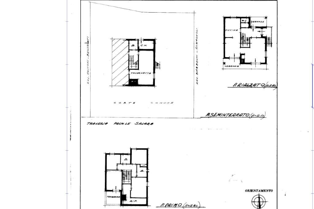 Villa Via dei Muratori, Cervia - planimetria 1