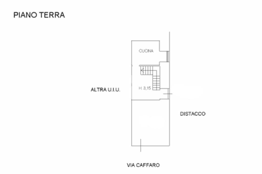 Quadrilocale Via Caffaro, Genova (zona Castelletto) - planimetria 1