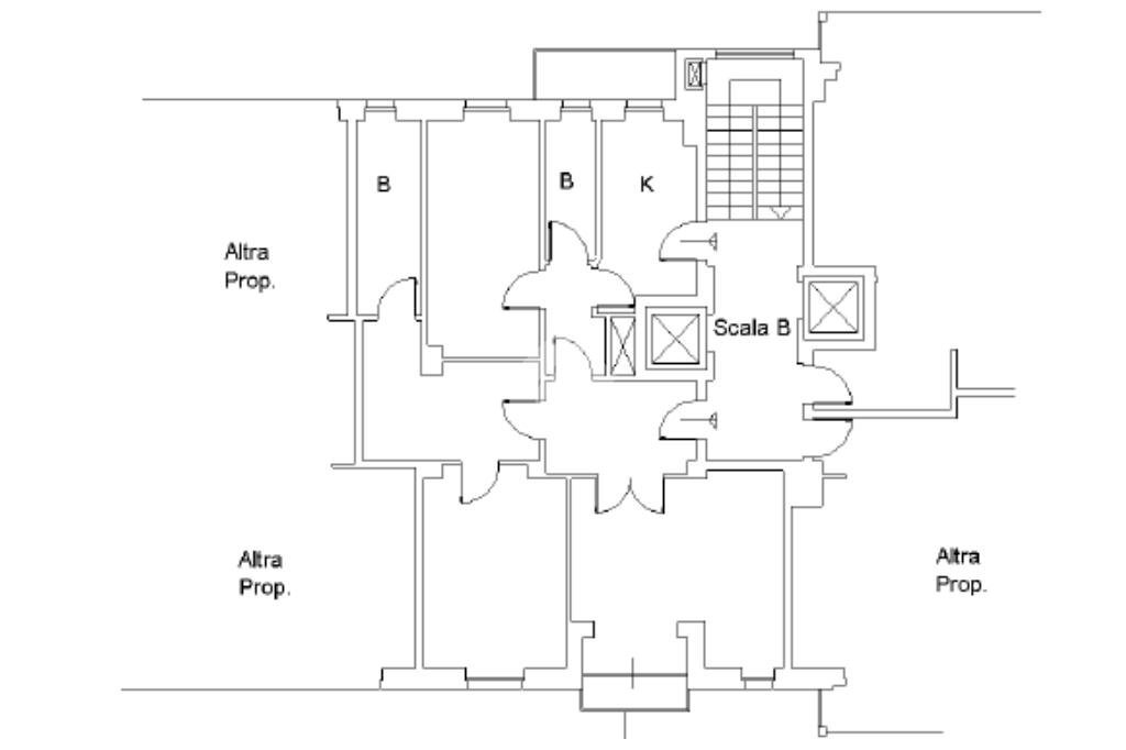 Trilocale Via Emilio Cornalia, Milano (zona Isola) - planimetria 1