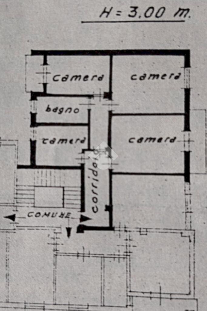 Trilocale via Cimarosa, Modena - planimetria 1