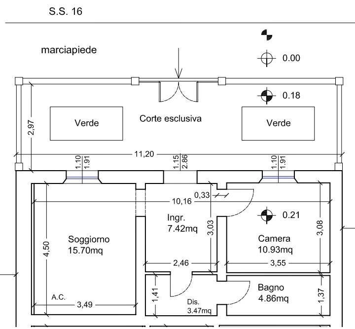 Foto 2 - Two-room apartment Corso Umberto, Montesilvano - floor plans 1