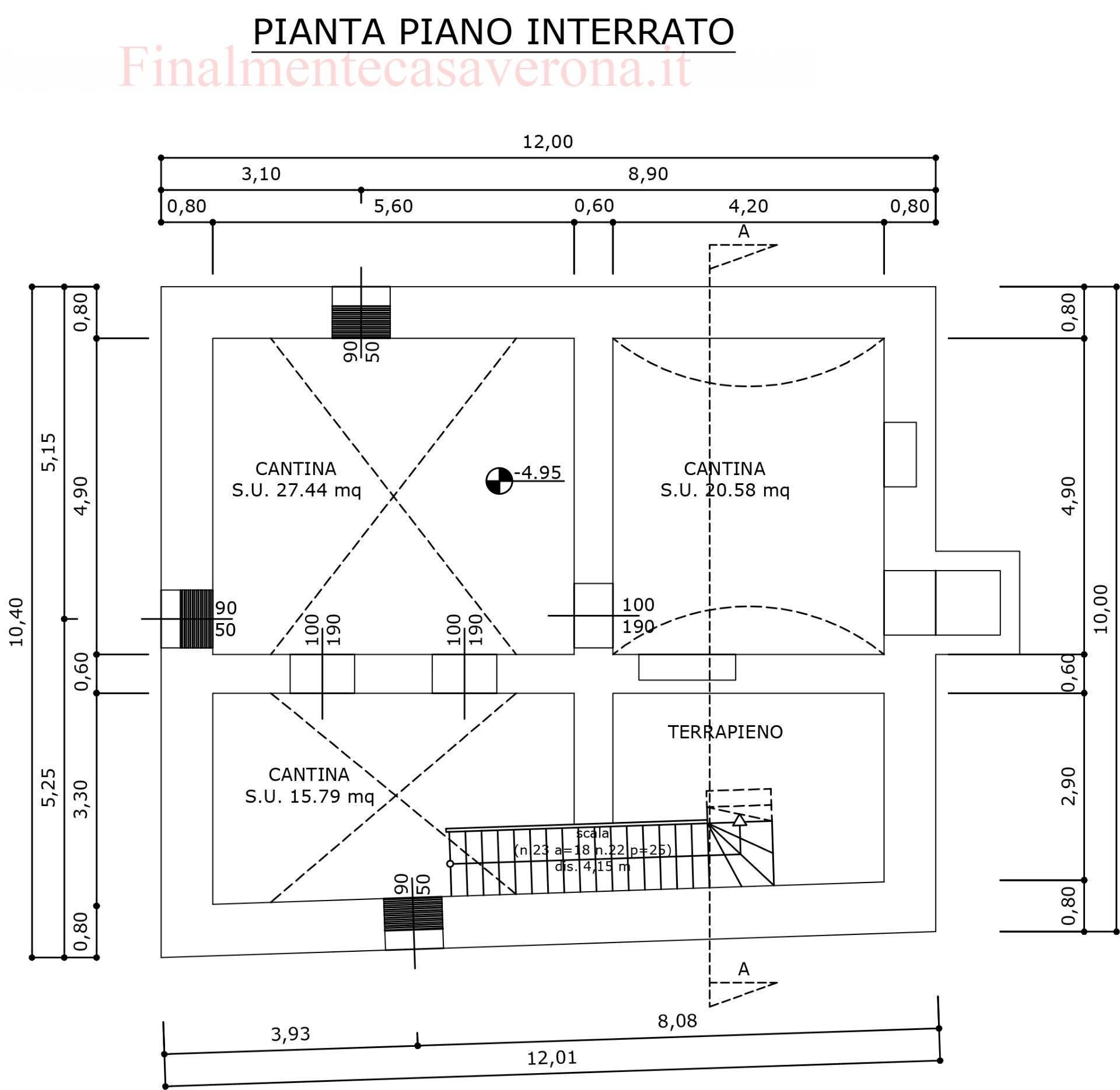 Foto 40 - Appartamento Piazza Gugliemo Marconi
 
7, Cembra Lisignago - planimetria 1