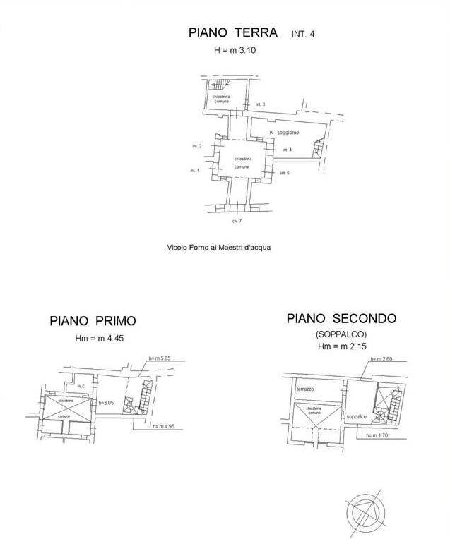 Foto 15 - Trilocale Vicolo Forno Ai Maestri D'acqua
 
7, Palermo - planimetria 1