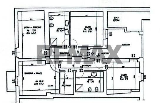 Pianta 2D - Quadrilocale piazza martiri della liberta
 
28, Borgomanero - planimetria 1