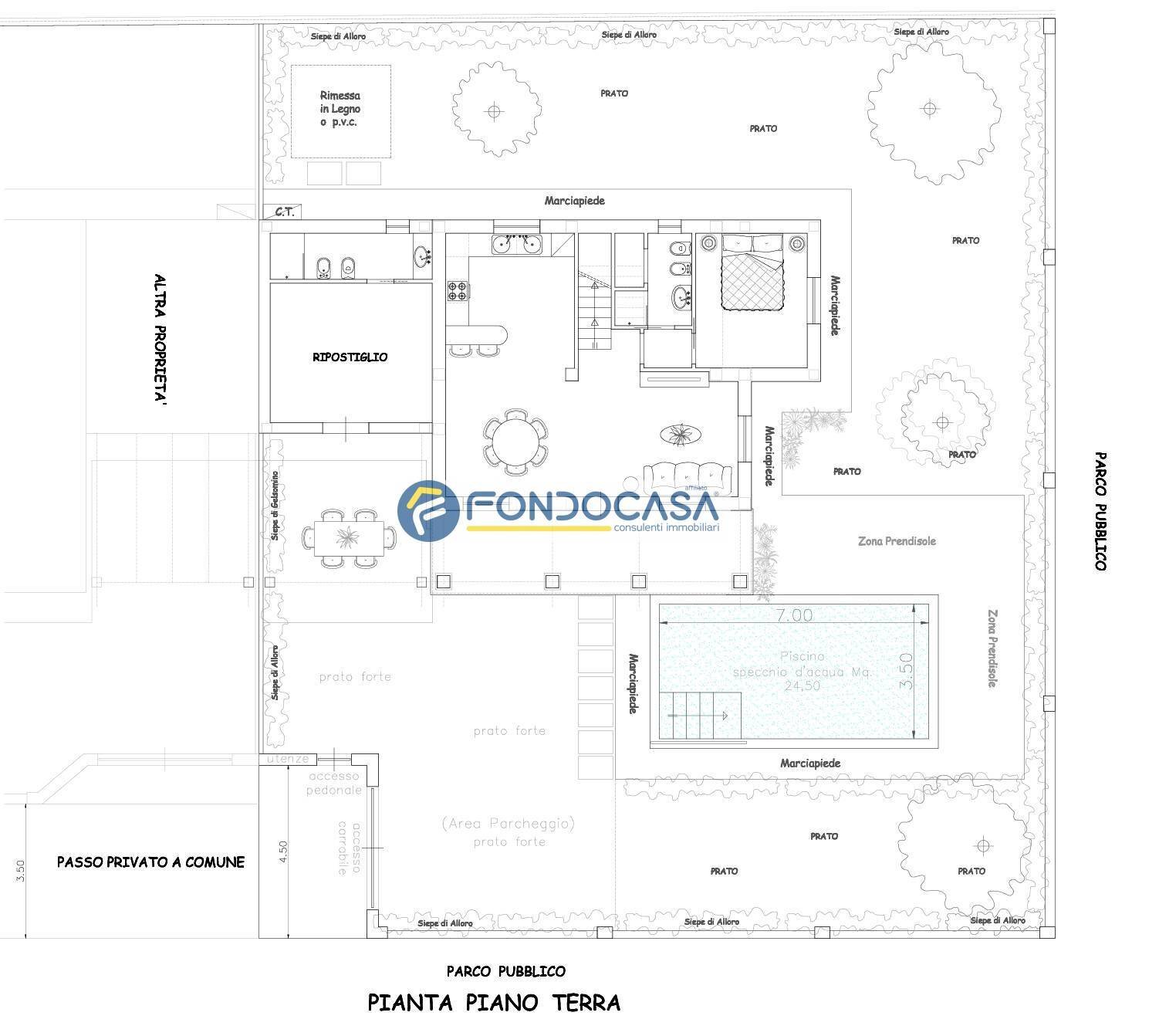 planimetria - Terreno edificabile Via Asmara, Pietrasanta - planimetria 1