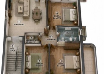 Planimetria - Casa indipendente via Caduti di Nassirya, Pulsano - foto 19