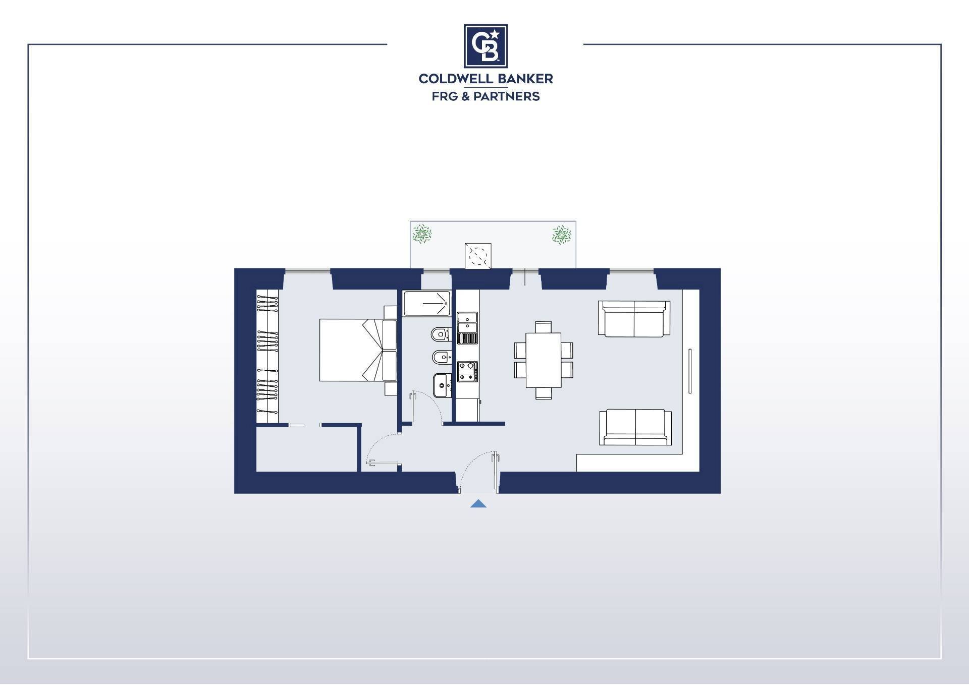 Foto 21 - Two-room apartment Via della Liberazione
 
8, Viterbo - floor plans 1