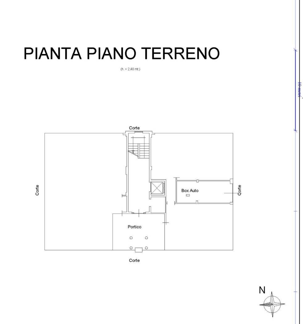 Three-room apartment via Maria Montessori, 90, Mappano - floor plans 1