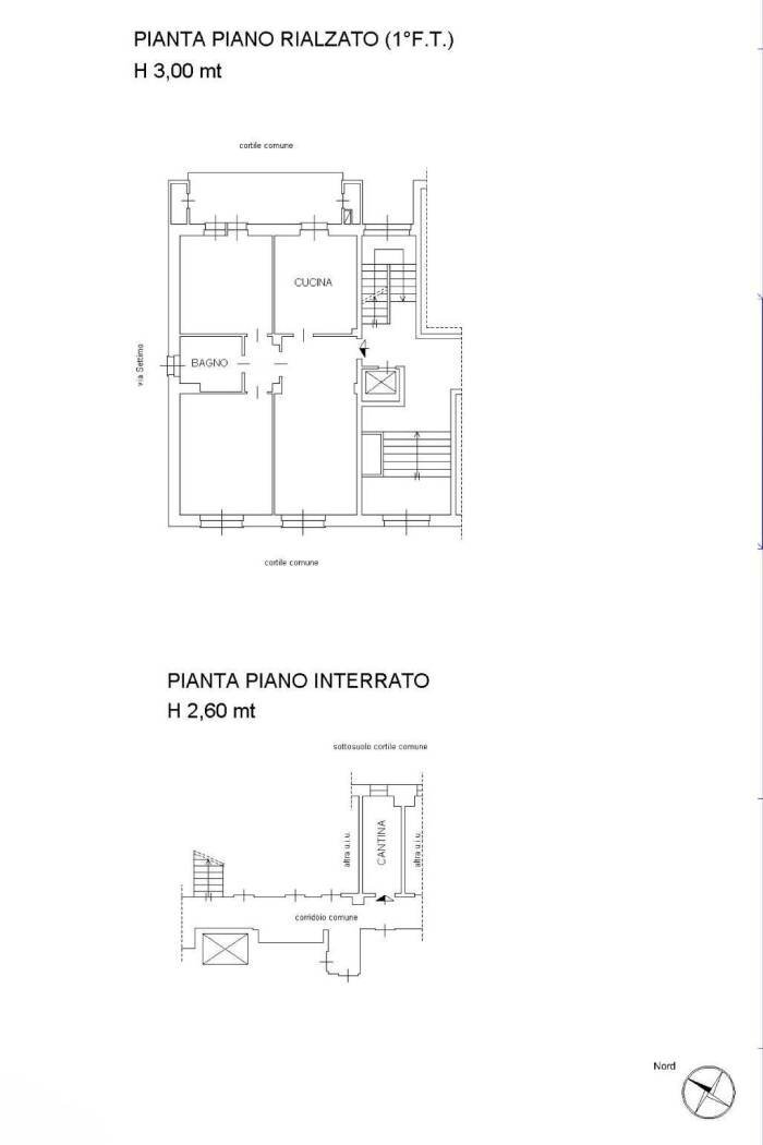 Quadrilocale via Settimo, 20A, Borgaro Torinese - planimetria 1