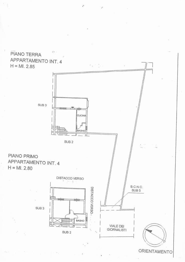 Villa viale dei Giornalisti, Anzio - planimetria 1