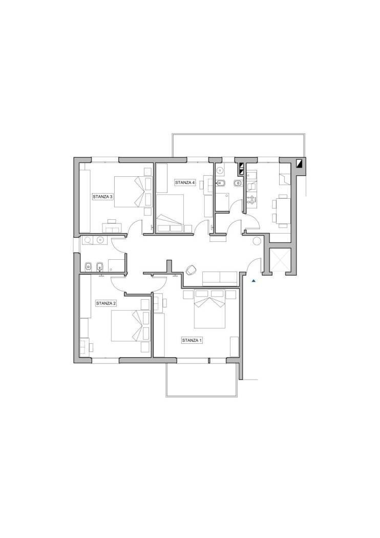 Terreno non edificabile via Gozzadini, 14, Milano (zona San Siro) - planimetria 1