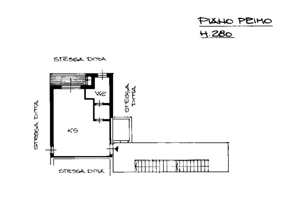 Monolocale Via Fratelli Bandiera, Rho - planimetria 1