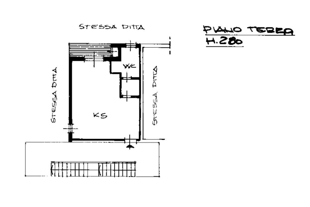 Monolocale Via Fratelli Bandiera, Rho - planimetria 1