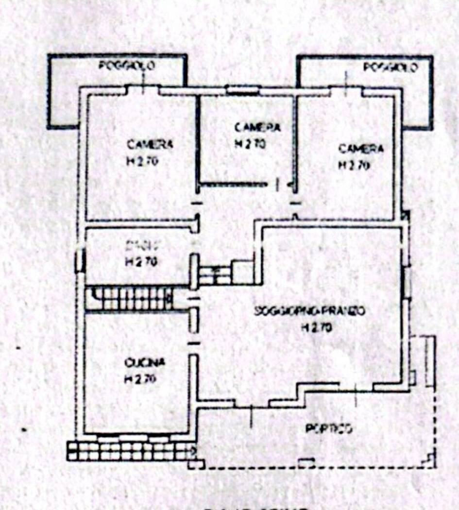 Villa via Giovanni Pascoli, 2, Selvazzano Dentro - planimetria 1