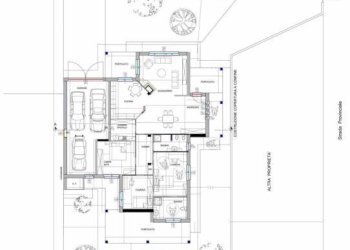 Planimetria - Villa strada Piancone, Mede - foto 2