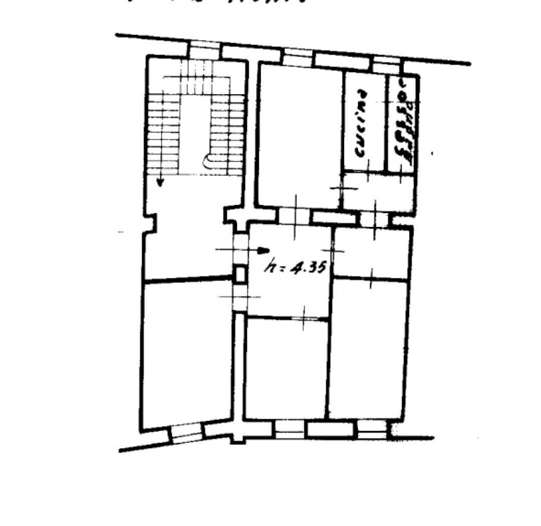 Trilocale salita Ii Del Rosario, 1, Catanzaro - planimetria 1