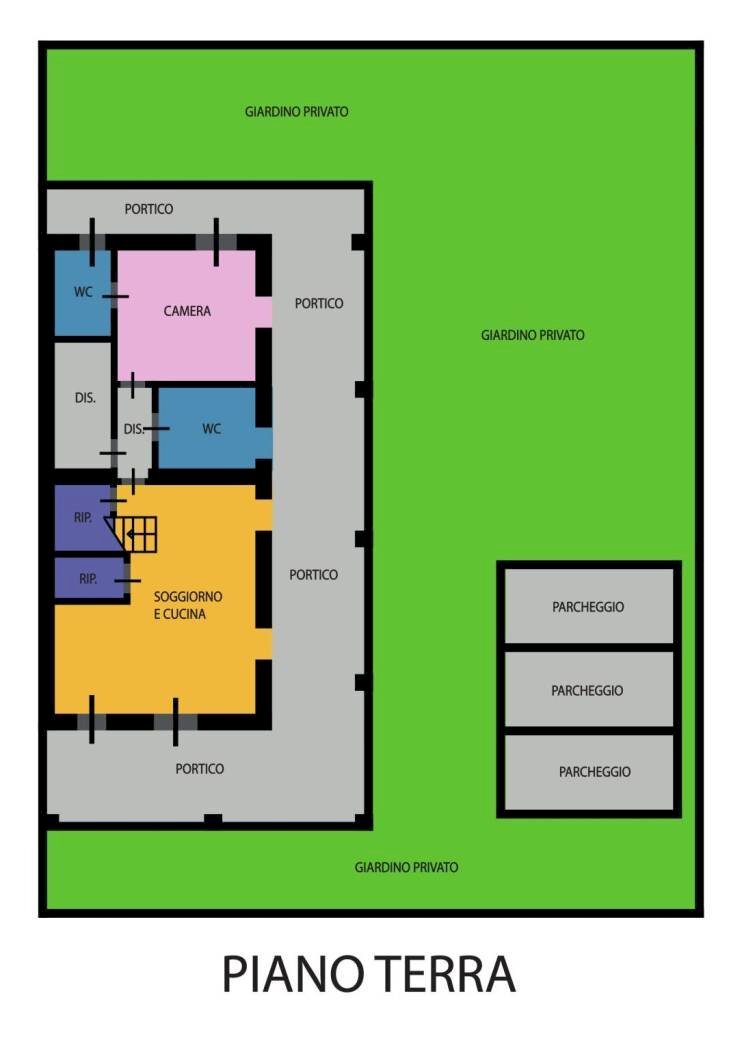 Villa via Soldata, Faenza - planimetria 1