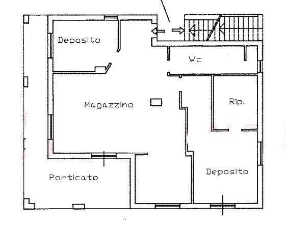 2 - Commercial Premises at auction Strada Cascine Lunaire 23, Sanremo - floor plans 1
