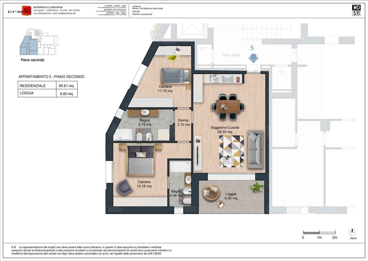 CMT2 €405.000 - Appartamento Rimini - foto 2