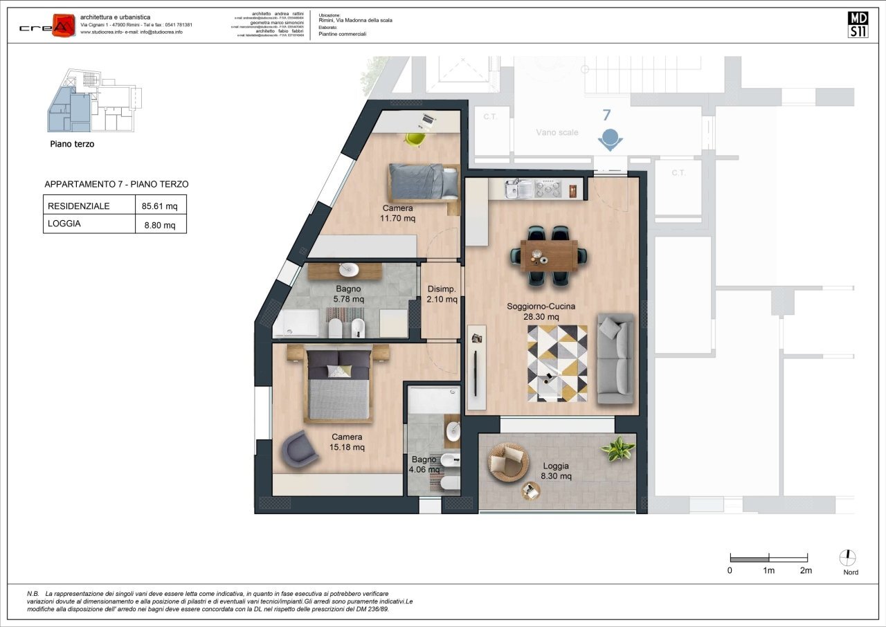 CMT3 €424.000 - Appartamento Rimini - foto 2