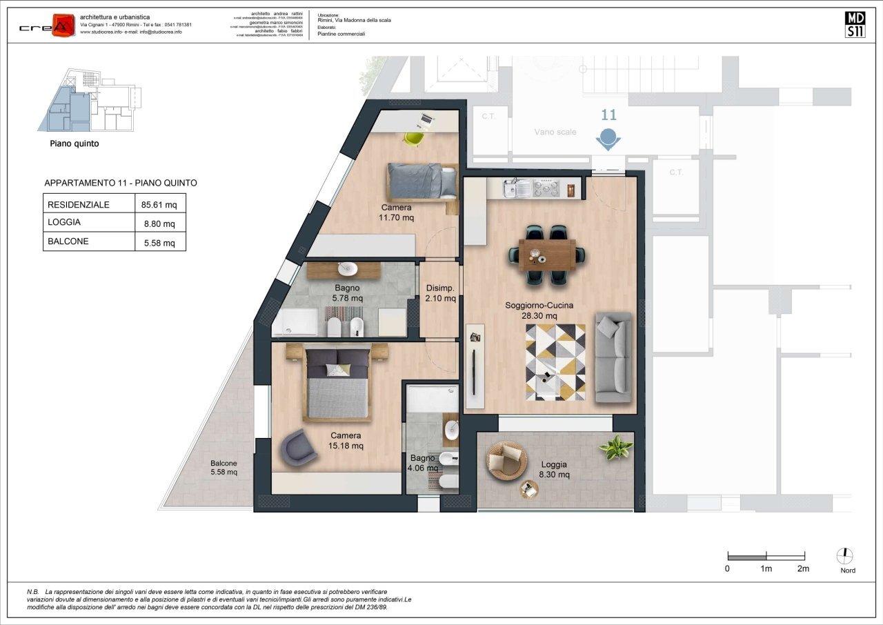 CMT5 €525.000 - Appartamento Rimini - foto 2