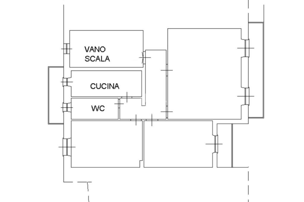 Quadrilocale Via frugoni, Lavagna - planimetria 1