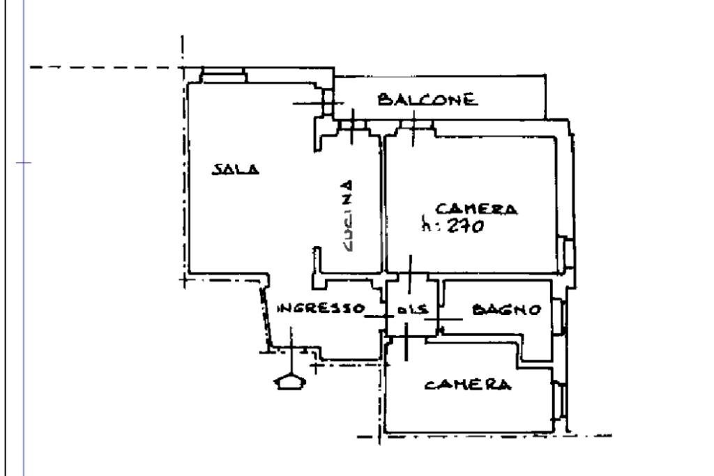 Quadrilocale Via Felice Trossi, Vigliano Biellese - planimetria 1