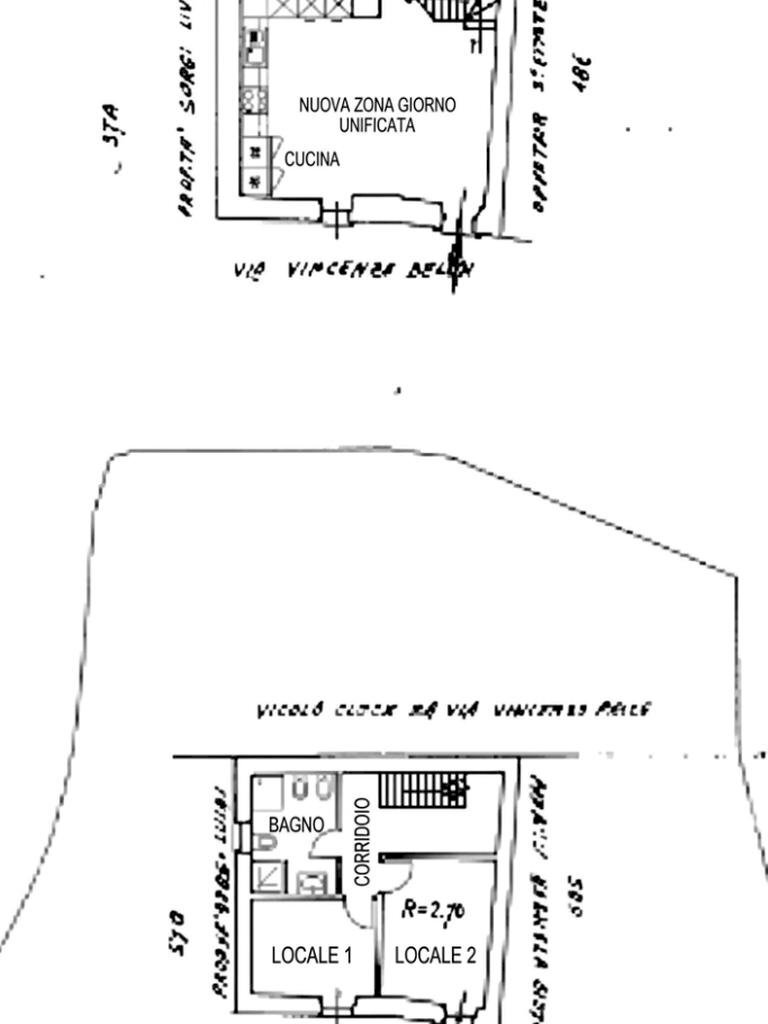 Trilocale Via Pelle Vincenzo, Alassio - planimetria 1