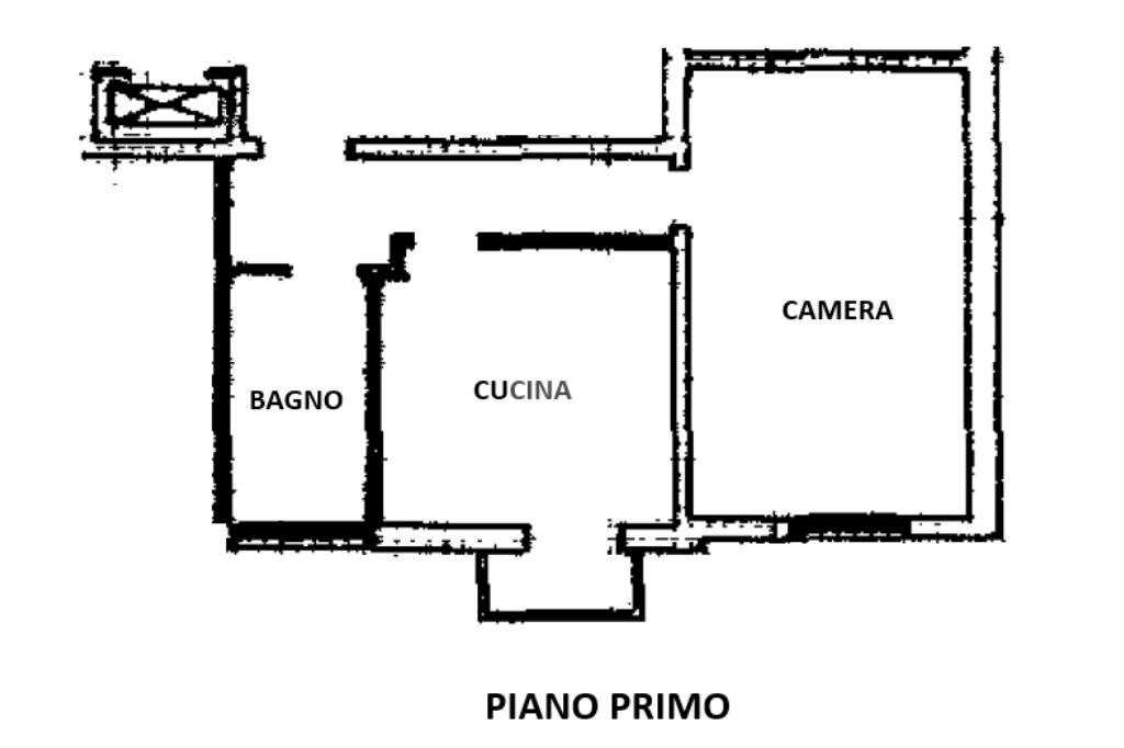 Two-room apartment Via de' Carracci, Casalecchio di Reno - floor plans 1