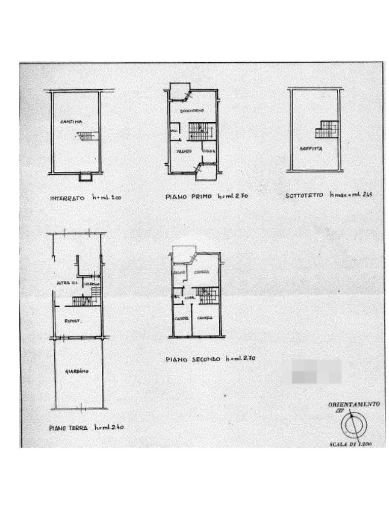 Villa a Schiera Via Montiano, Rimini - planimetria 1