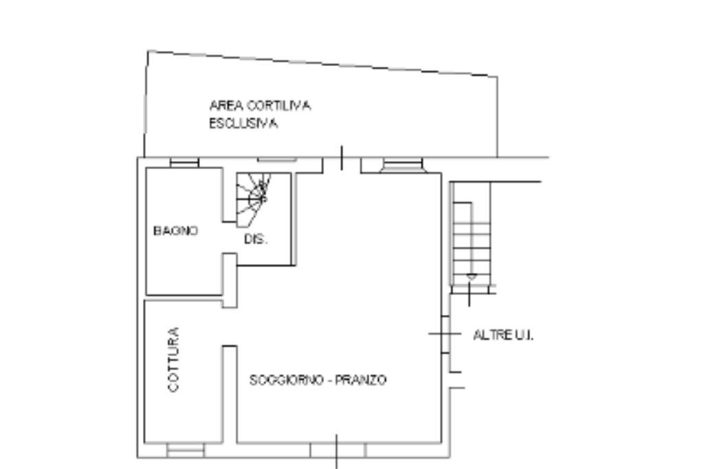 Casa semi indipendente Via Andrea Rivasi, Cavriago - planimetria 1
