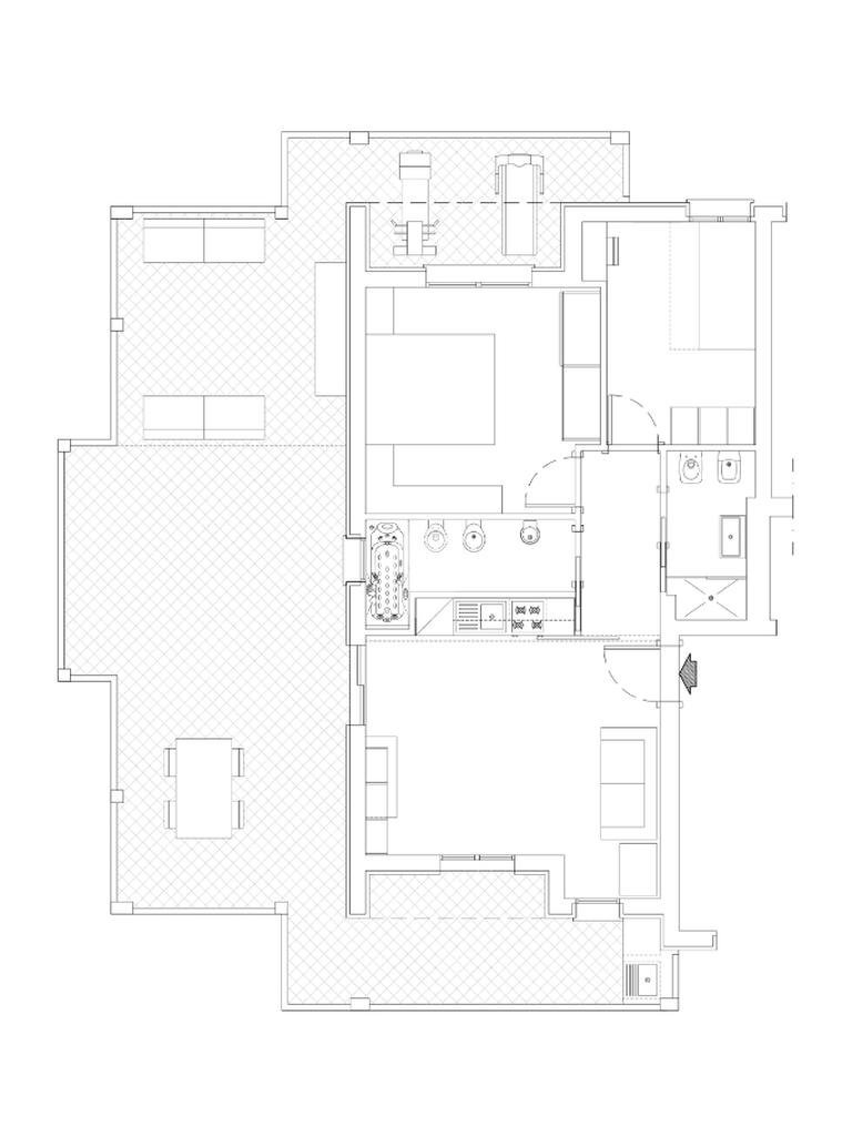 Trilocale Viale Torricelli, Riccione - planimetria 1