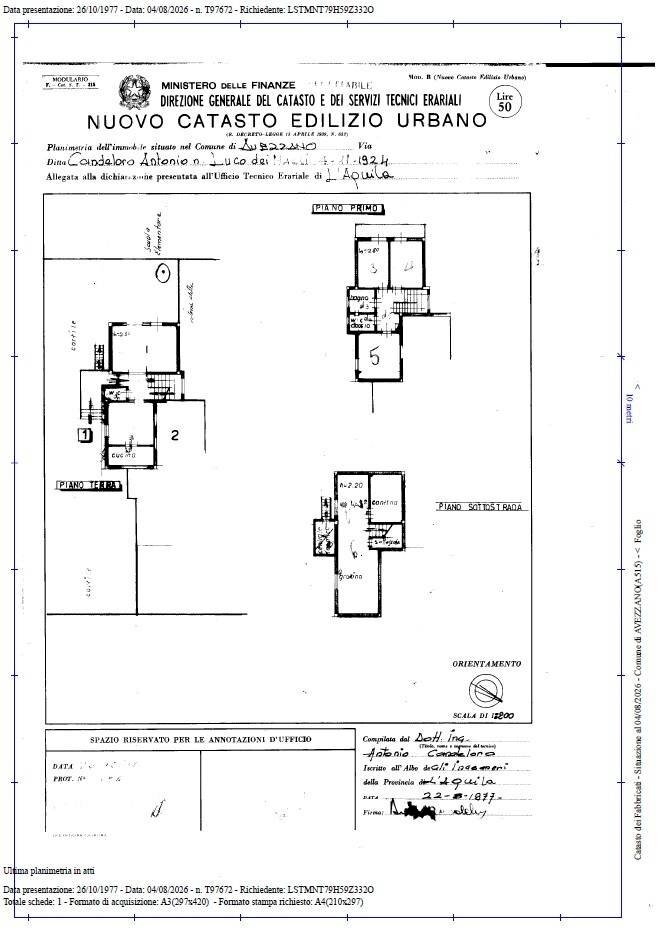 Foto 3 - Casa semi indipendente via xx settembre, Avezzano - planimetria 1