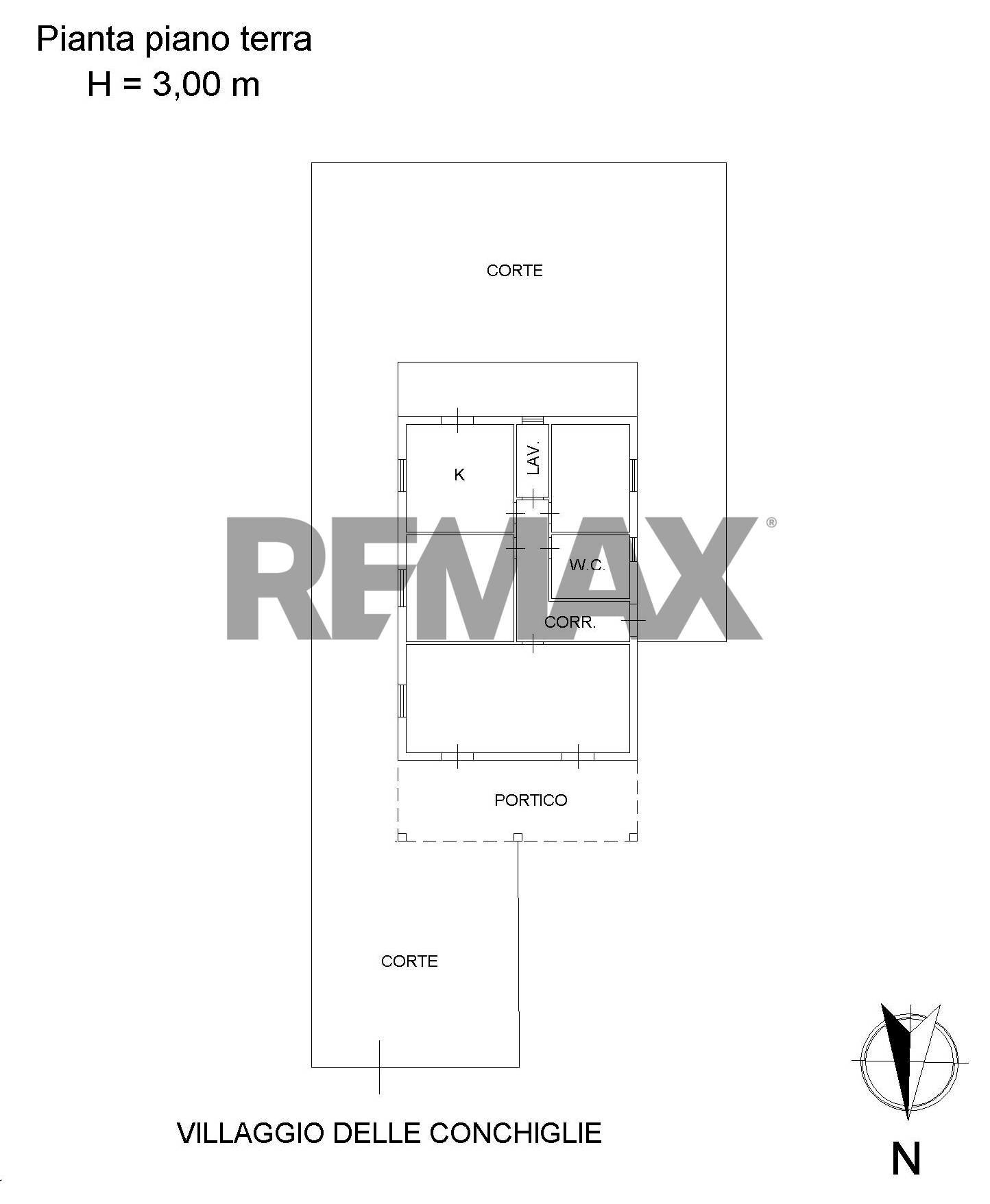 Pianta 2D - Casa semi indipendente Villaggio delle Conchiglie
 
16, Augusta - planimetria 1