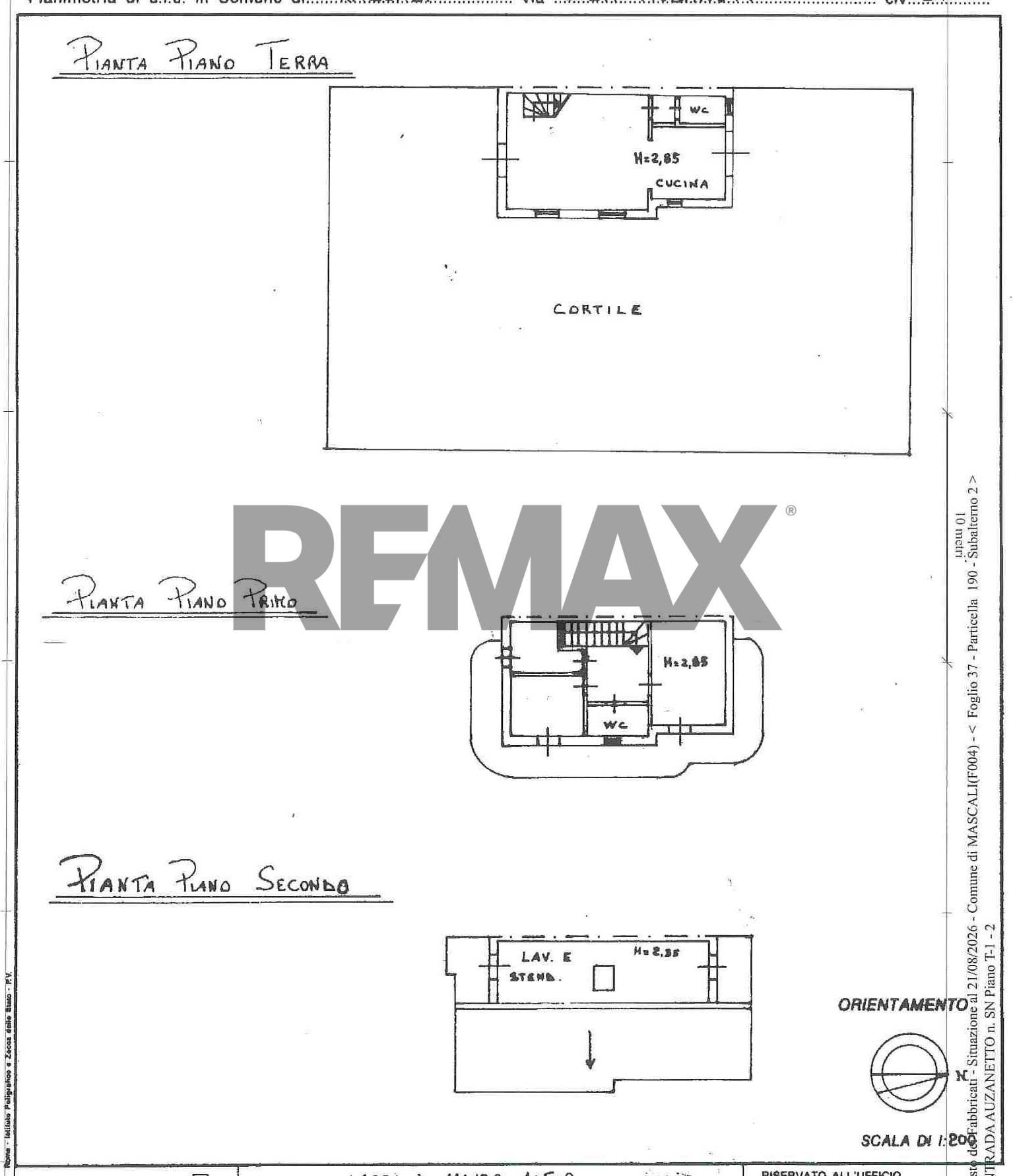 Pianta 2D - Casa semi indipendente Contrada Auzanetto
 
SNC, Mascali - planimetria 1