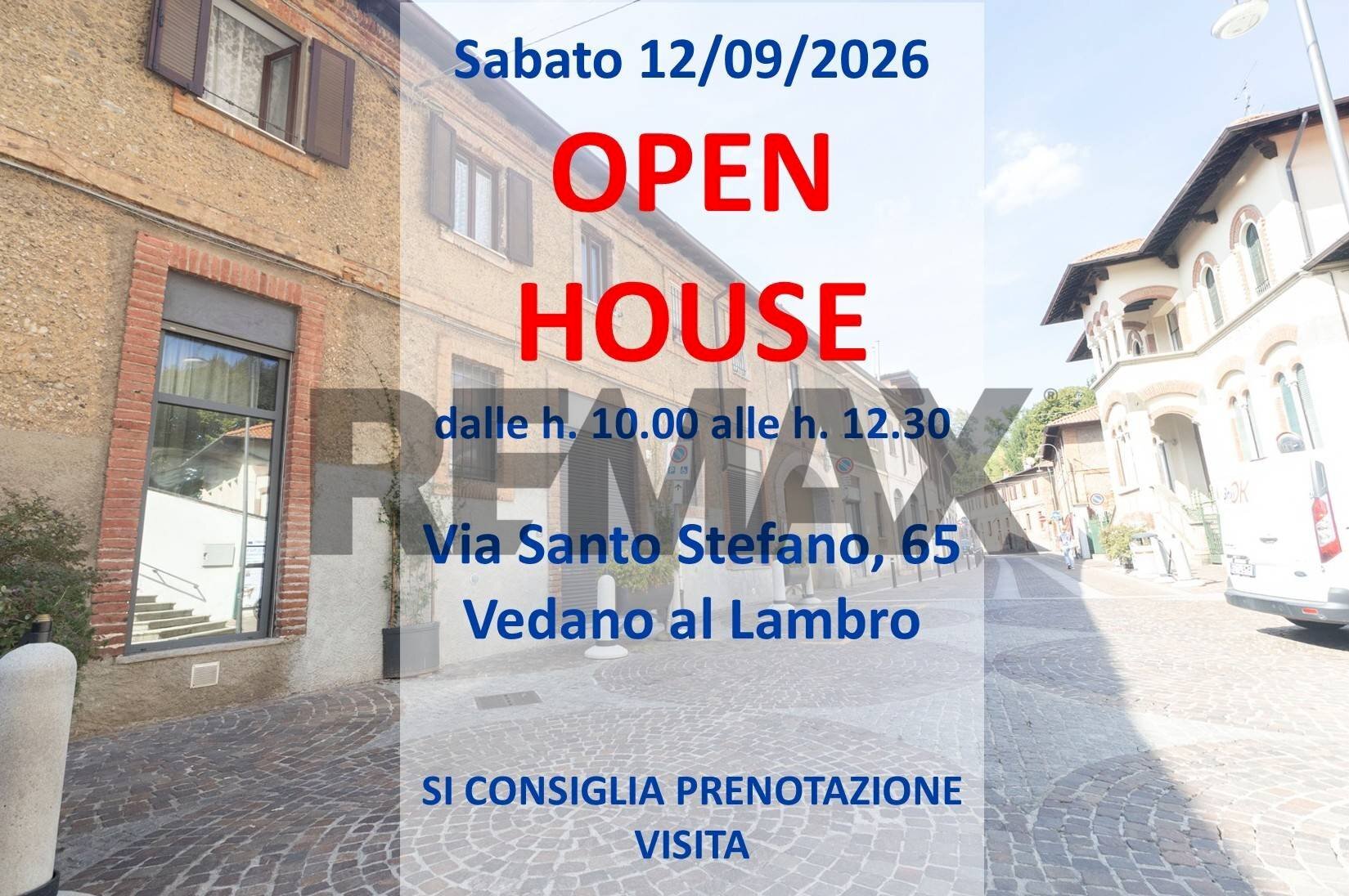 Edificio all\'aperto - Trilocale Via Santo Stefano
 
65, Vedano al Lambro - foto 1