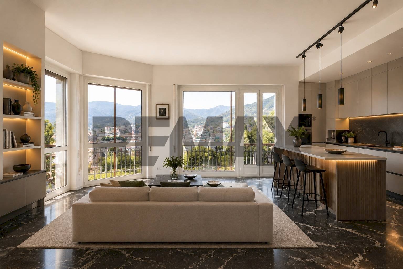 Soggiorno - Trilocale via bozzo costa
 
97, Rapallo - foto 1