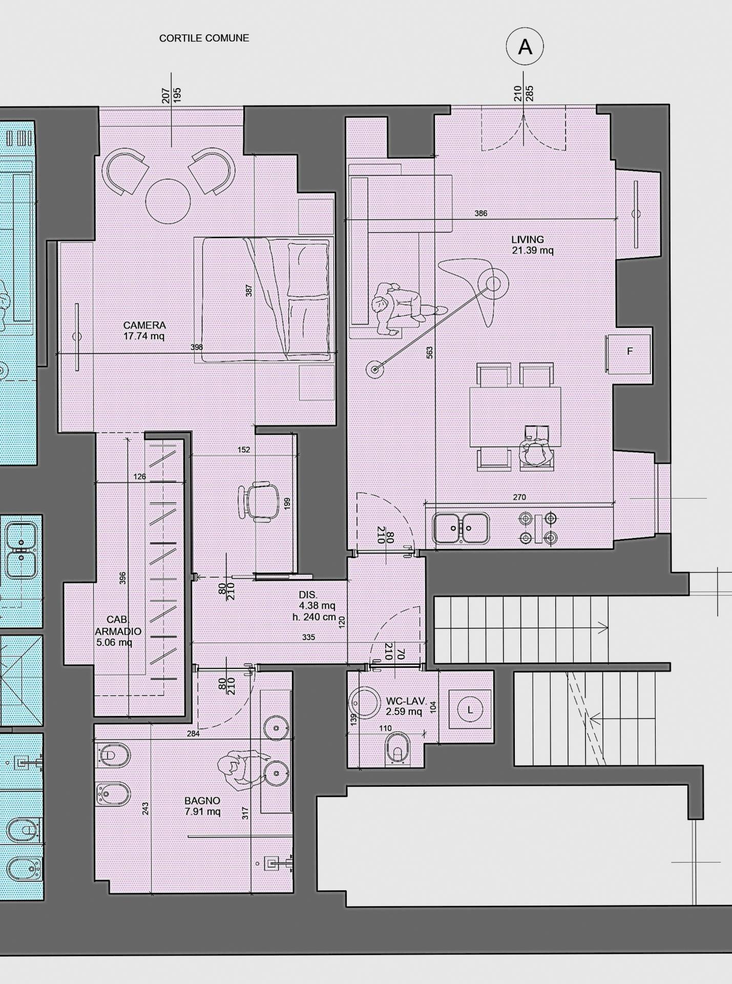Foto 17 - Two-room apartment Via Dei Mille
 
29, Torino - floor plans 1