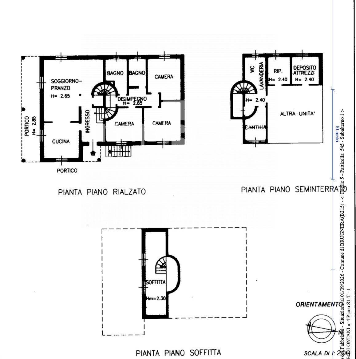 Foto 12 - Villa Via Degli Ontani
 
4, Brugnera - planimetria 1